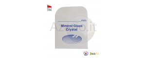 Vetro minerale piano spessore 1.00 mm diametro n° 361 a 420 / 36.1 a 42 mm VM-M11