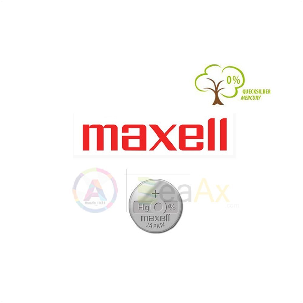 Pila Maxell 395 - SR927SW - Batteria per orologi Ossido di argento Mercury Free M395