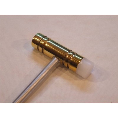 Martello ottone derlin 75 g orafo Brass and Fibre Mallet Alluminium Handle tools AG0964