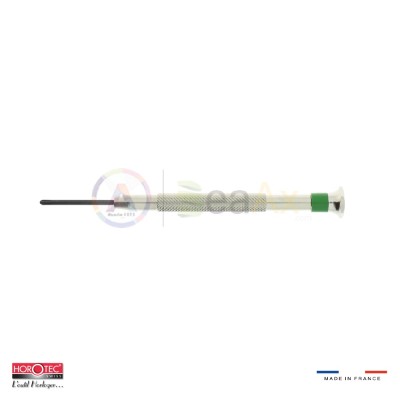 Special screwdriver Horotec with fixed cruciform Phillips type blade ø 2.00 mm