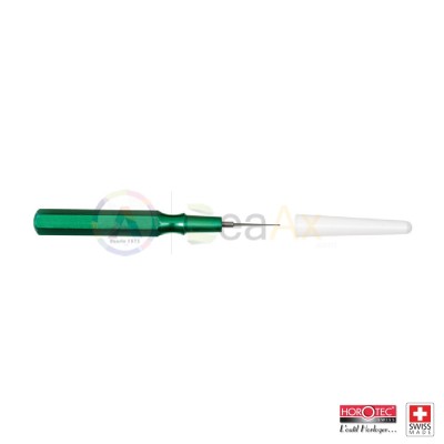 Simple oiler Green with aluminium handle ø 6 mm - Medium needle