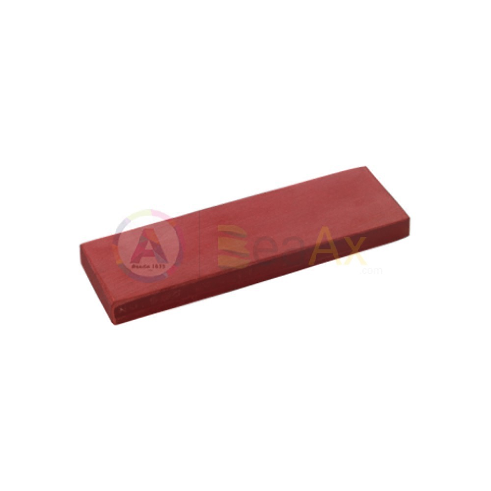 Pietra lucidante rettangolare grana extra fine rossa 130x40x10 mm lucidatura  AG0065