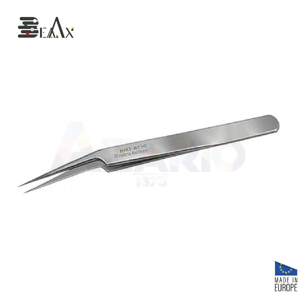 Pinzetta acciaio antimagnetico 5A orologiaio orafo orologi Tweezers tools watch AG1481-5A