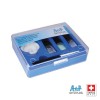 Kit di polvere luminosa Blu con utensili ideale per lancette e quadranti AF13257.1