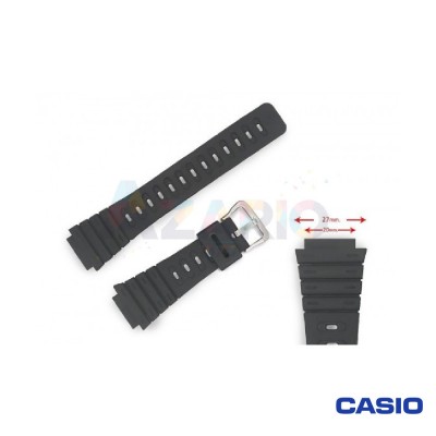 Cinturino compatibile orologio Casio DW240 20 mm gomma rubber Watch strap Diloy D140-F4