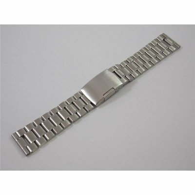 Cinturino bracciale acciaio orologi finale dritto Stainless steel watch straps XM007