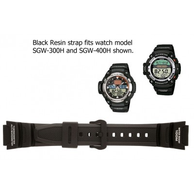 Cinturino originale Casio SGW-300H-400H gomma rubber straps original watch band HB.SGW300