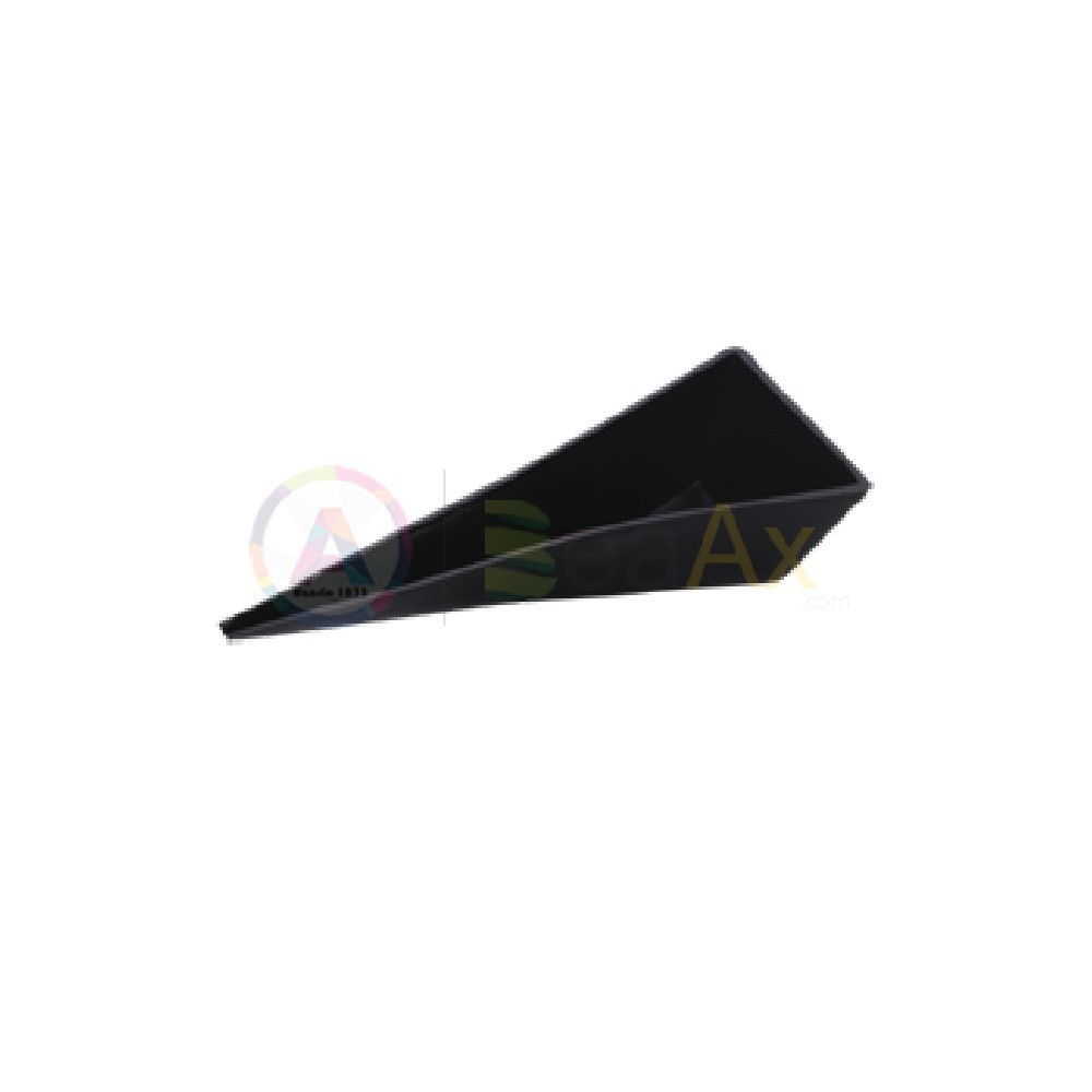 Vassoio portapezzi triangolare in alluminio nero 155x65x35 mm AG0101-A