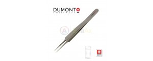 Pinzetta Dumont standard n° 5 in acciaio Dumoxel antimagnetico con punte dritte BL4135.A5