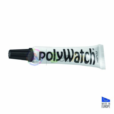 Pasta Polywatch lucida e rimuove i graffi leggeri dai vetri plastici di orologio POLYWATCH