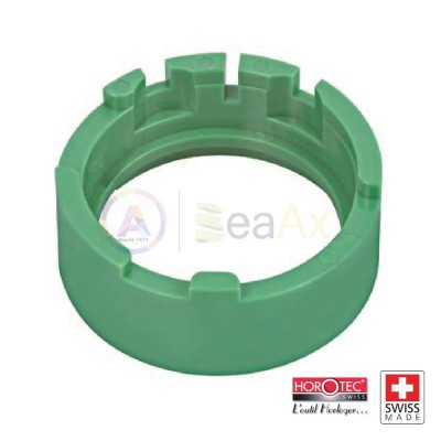 Green plastic movement holder Horotec for movement Valjoux ETA cal. 7750