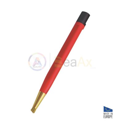 Spazzolino grattapugia a forma di penna con inserto in fibra di ottone ø 4.30 mm AG0316